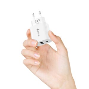 Φορτιστής ταξιδίου Pro 3 PD+QC 30W A+C Gan Devia - Image 4