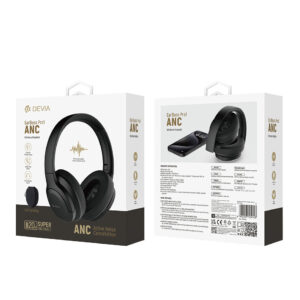 Devia EarBass Pro1 ANC Wireless Headphones Black - Image 4