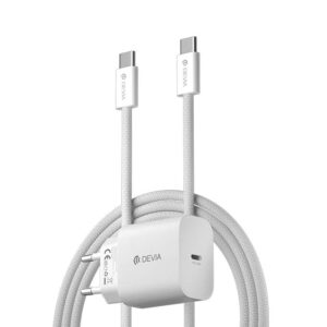 Φορτιστής ταξιδίου Smart PD 30W Gan Devia + Type-C 60W - Image 3