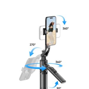 AI Face Tracking Devia Selfie-Stick με Βάση Streaming (163.5cm) - Image 3